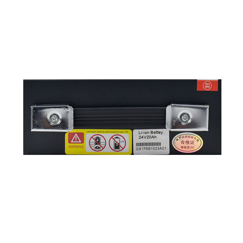 بطارية شاحنة البليت الأسود 24 فولت 20AH سعة 197 * 74 * 260mm وقت التفريغ 2-3 ساعات