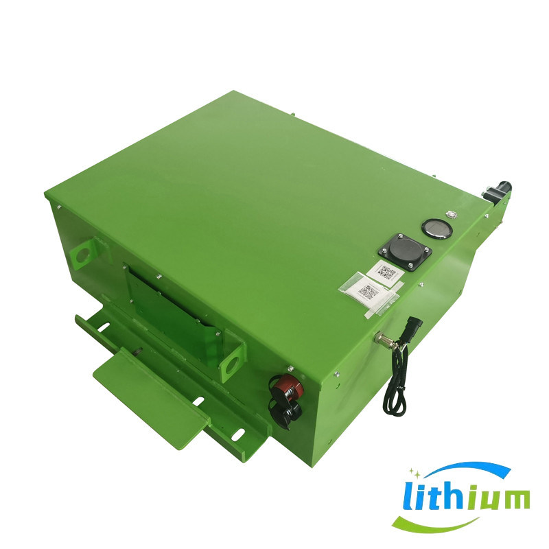 بطارية الليثيوم الأيونية السوداء للشاحنات الرافعة 15Ah سعة حياة طويلة بطارية قابلة لإعادة الشحن لسيارات الشاحنات الصناعية